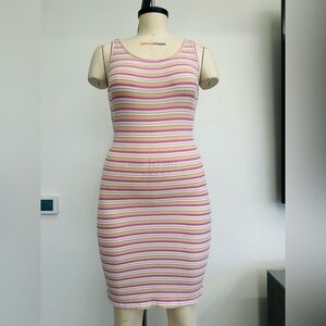 Hurley Stripped Ribbed Dress